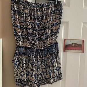 Strapless Romper